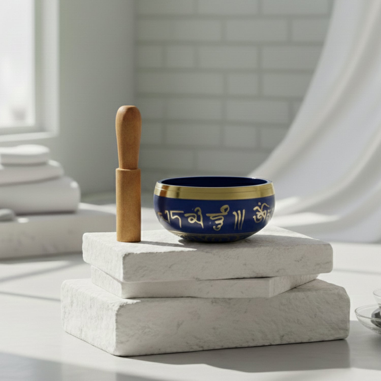 Shiva™ Klanken Schaal + Gratis Steun Kussen