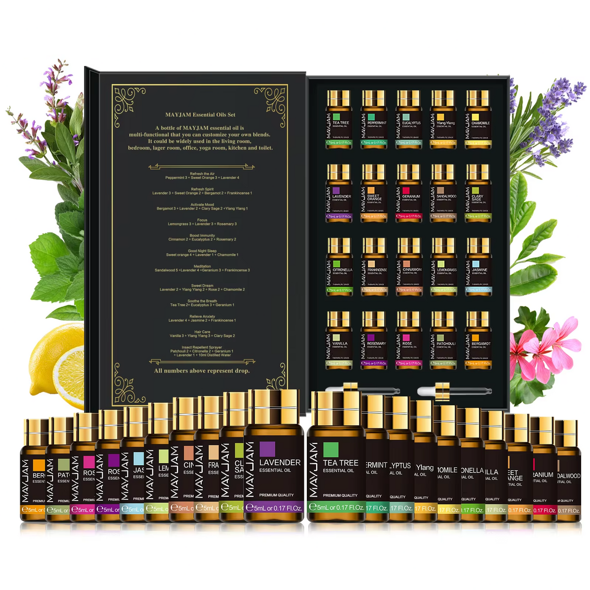 Shiva™ 20pcs Natural Essential Oils Gift Set