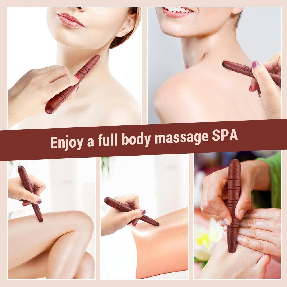Shiva™ Holz Akupressur Massage Stick