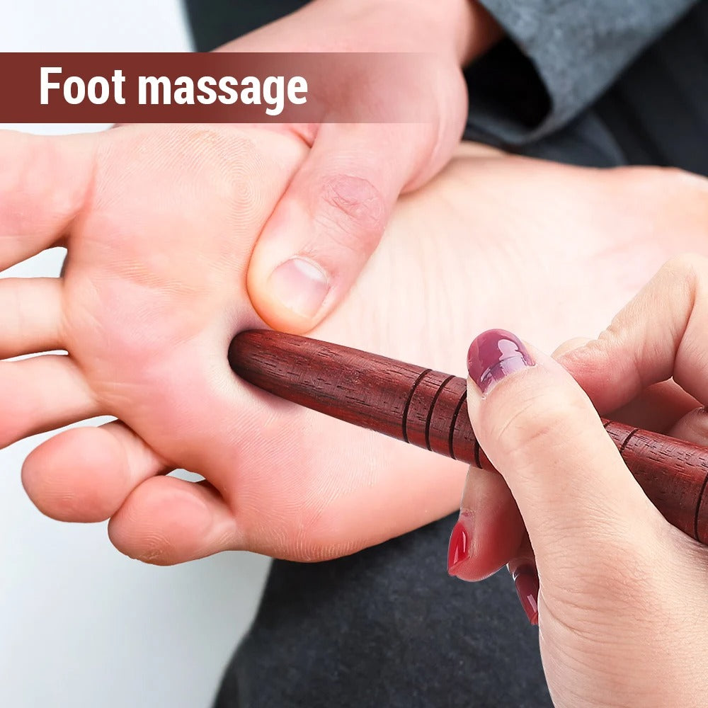 Shiva™ Holz Akupressur Massage Stick