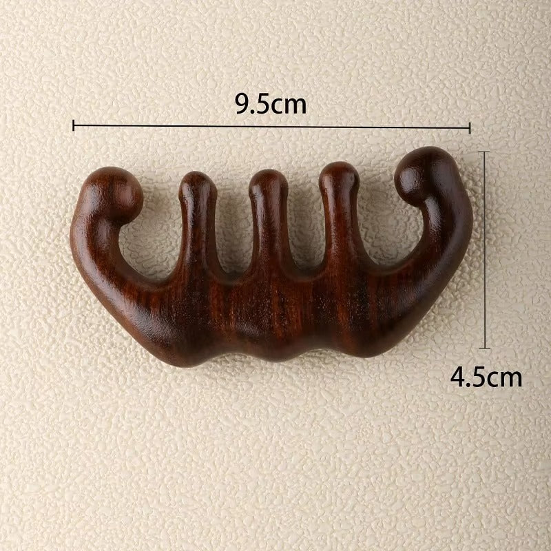 Shiva™ Holz Massagekamm für Kopfhaut und Haar