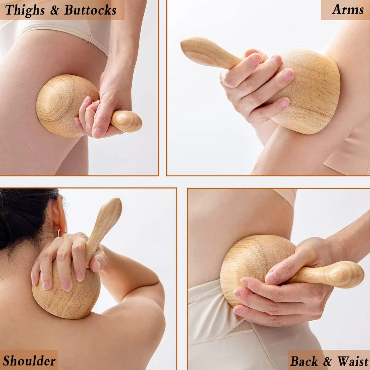 Shiva™ Holz Massage Cup für Körperformung