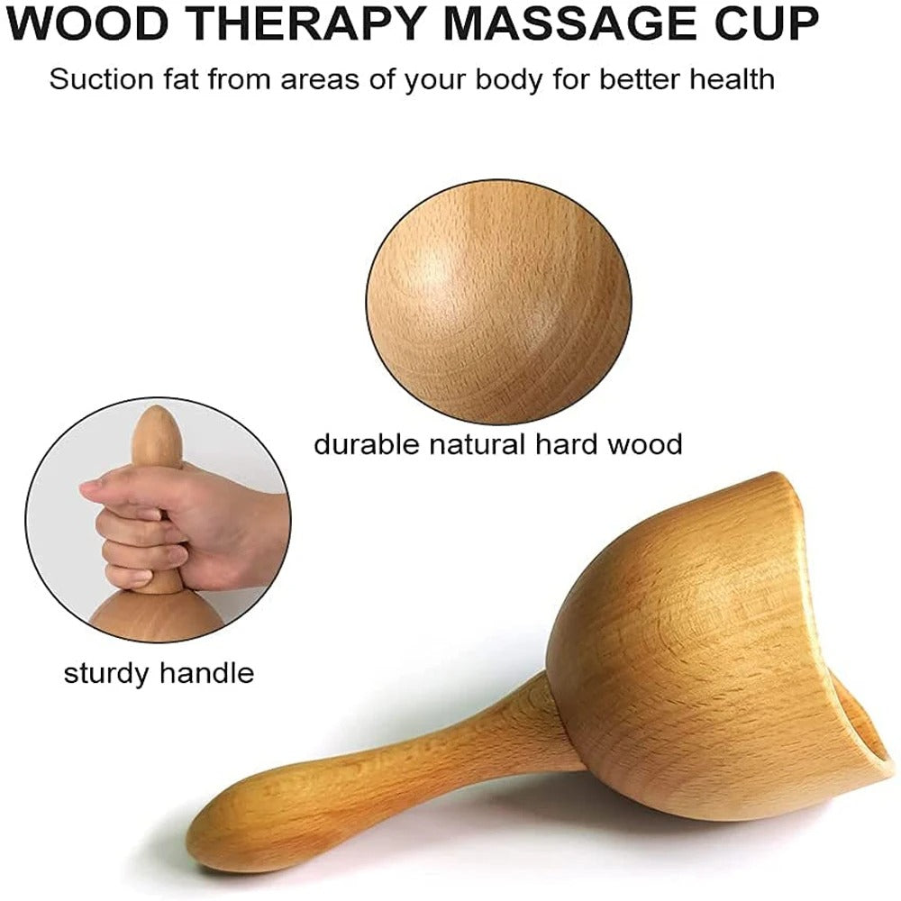 Shiva™ Holz Massage Cup für Körperformung