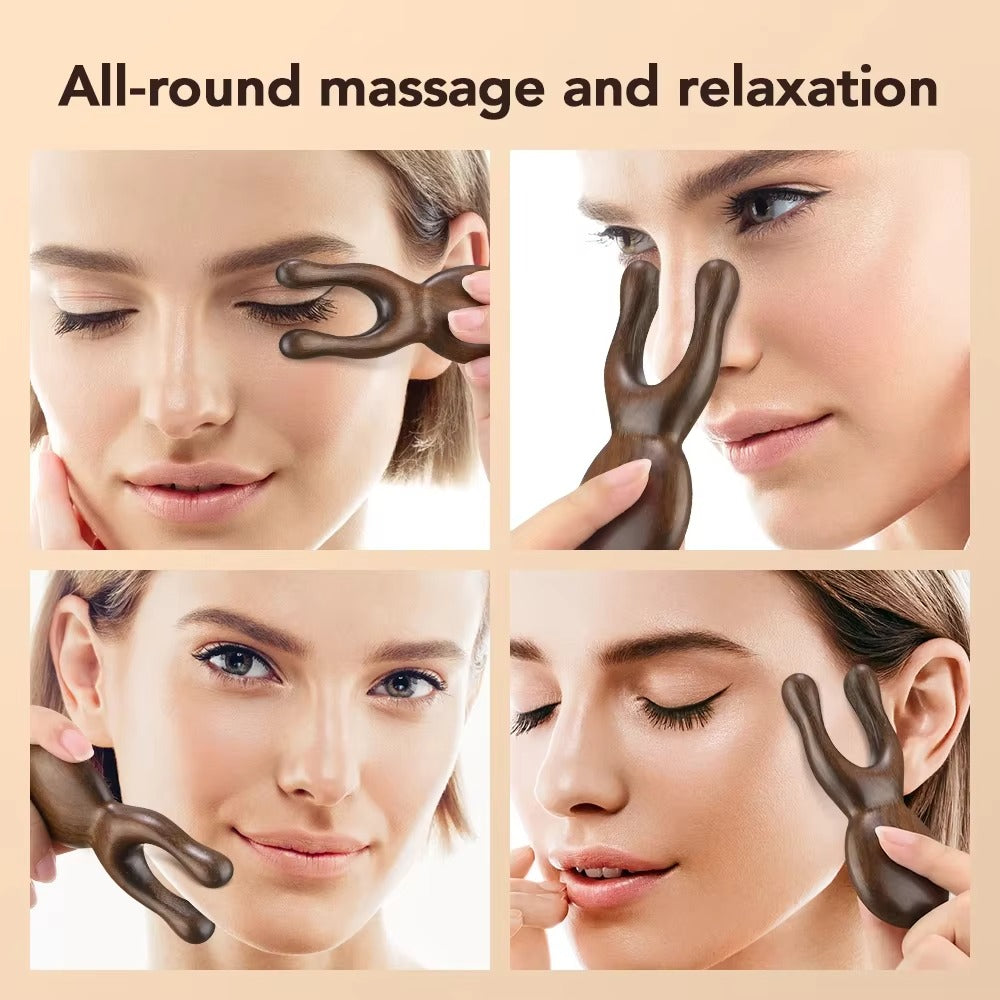 Shiva™ Sandelholz Gua Sha Massage Tool für Gesicht