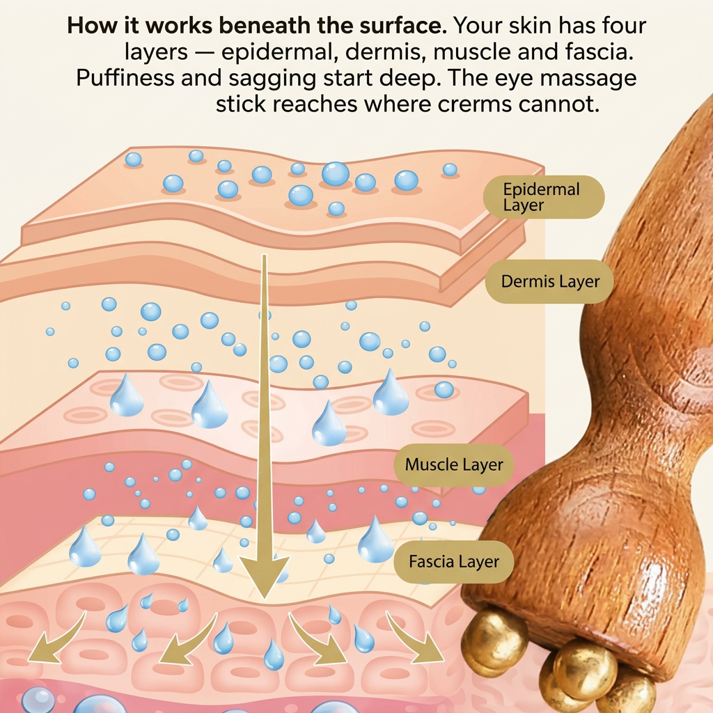Shiva™ Lymphatic Facial Brush & Eye Massage Stick Set