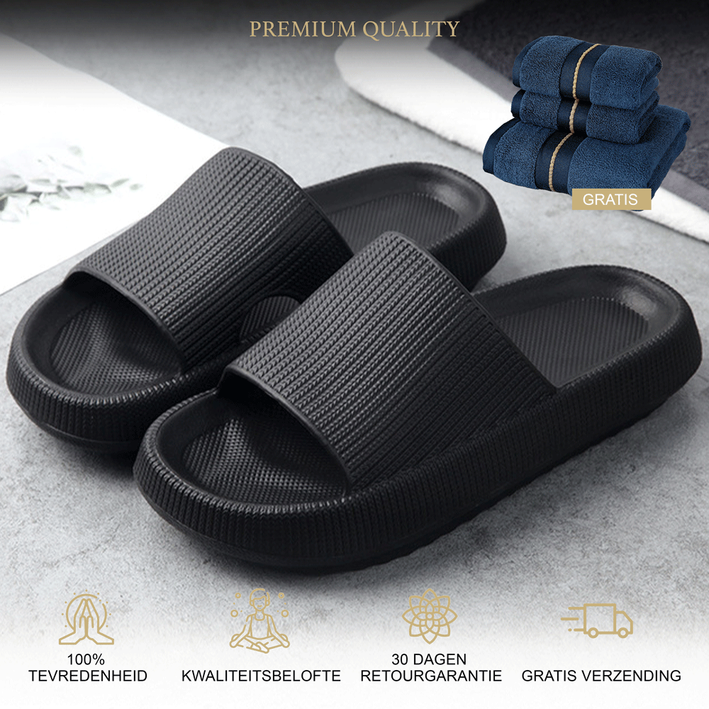 Shiva™ SoftStep-Hausschuhe + kostenloses LuxaSpa-Handtuch