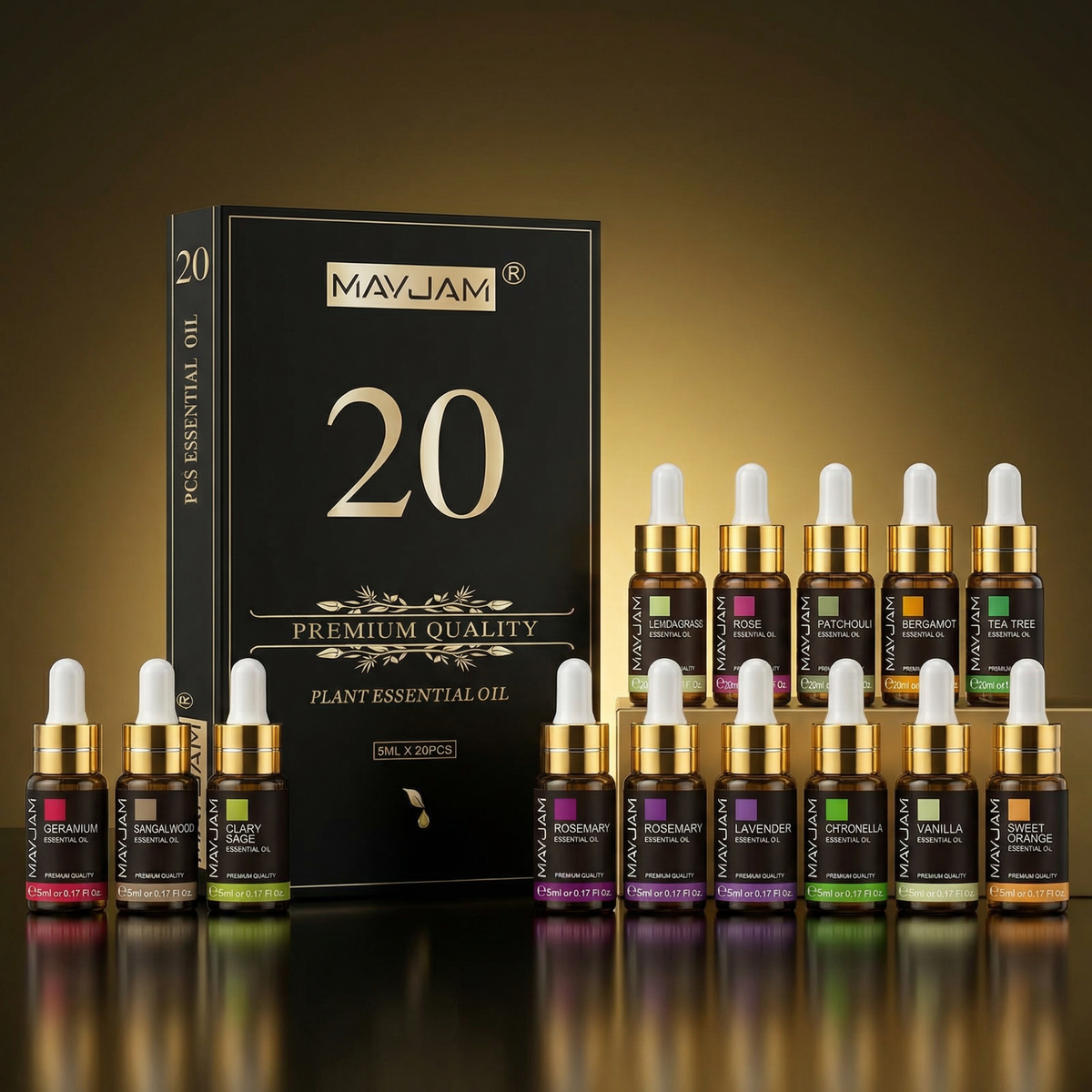 Shiva™ 20pcs Natural Essential Oils Gift Set