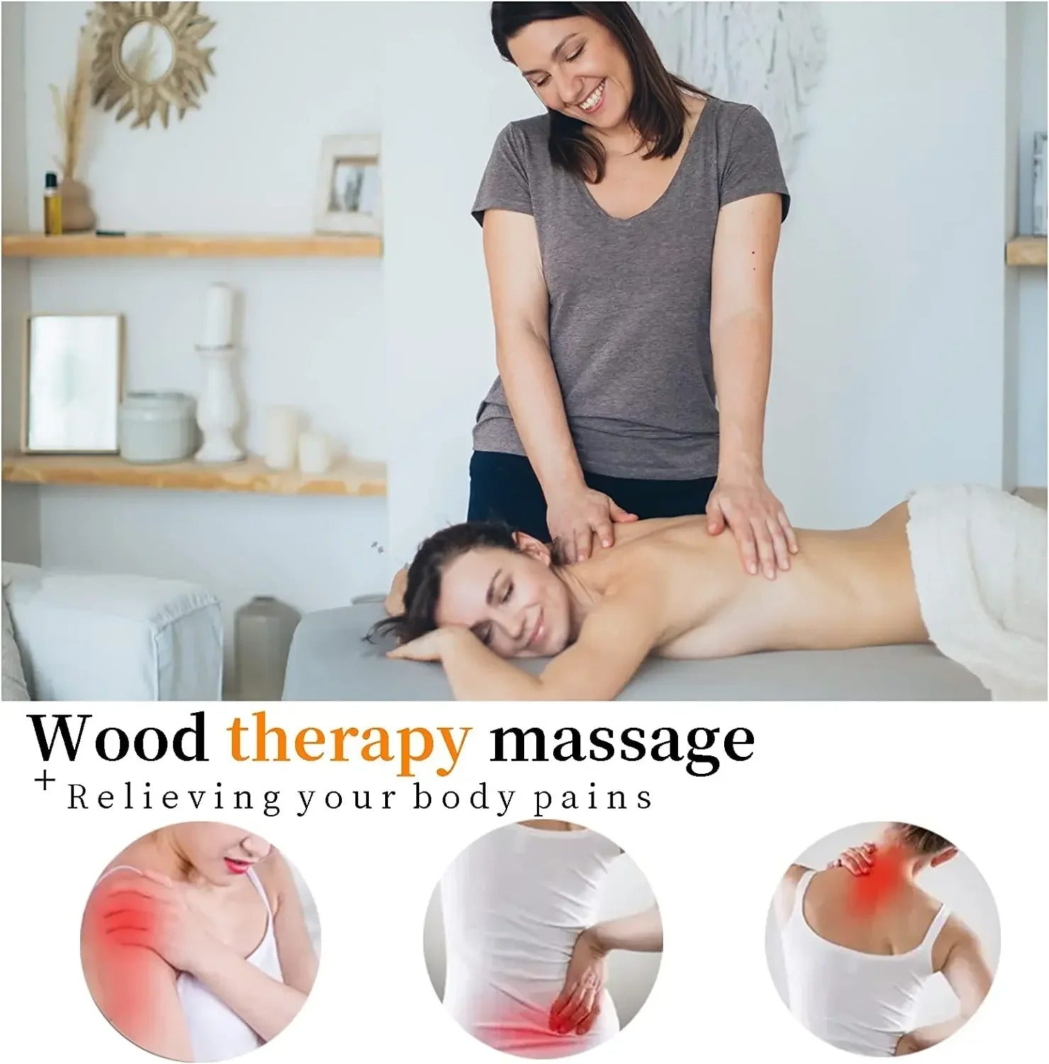 Shiva™ Holz Lymphdrainage & Body Shaping Massage Tool