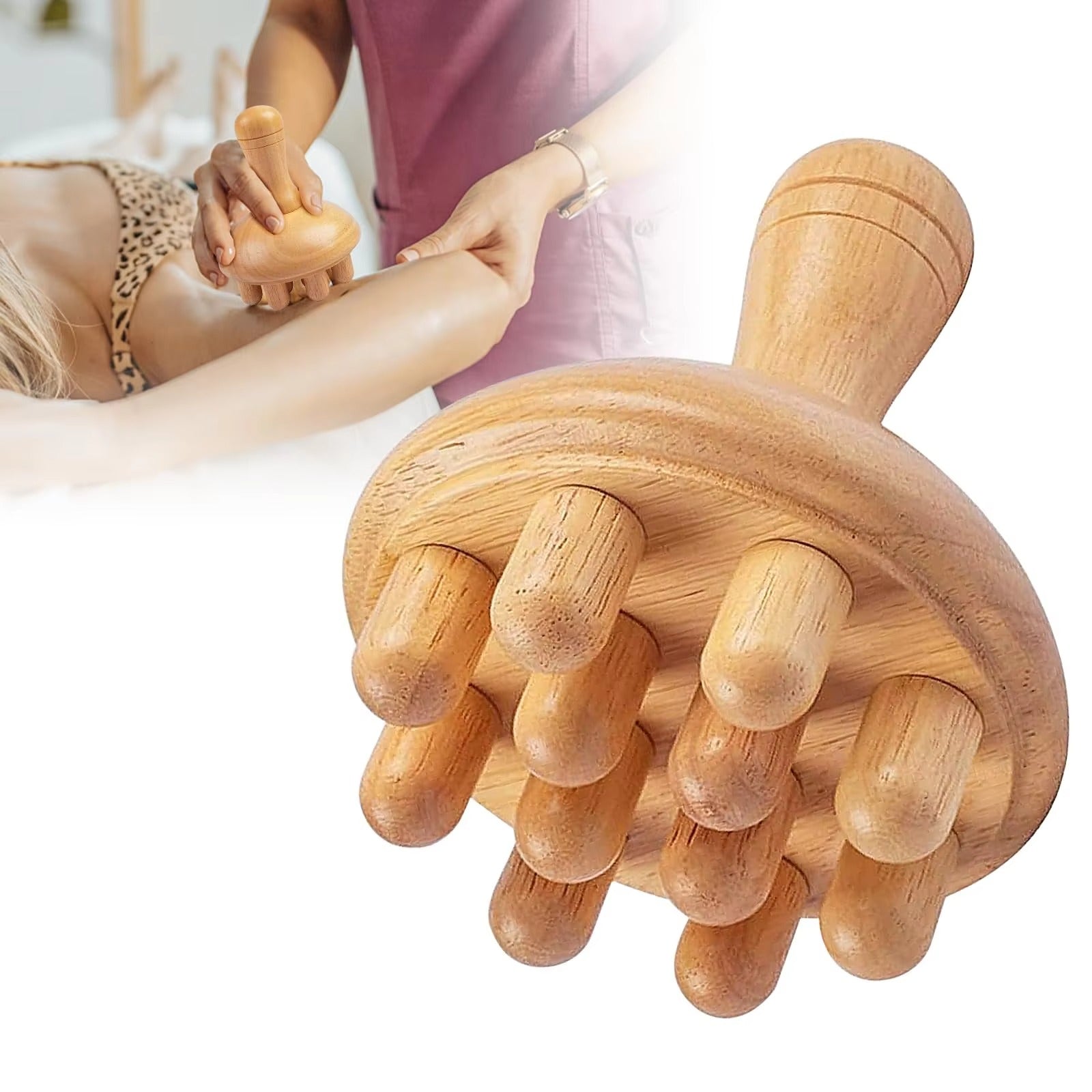 Shiva™ Holz Pilz Massage Tool