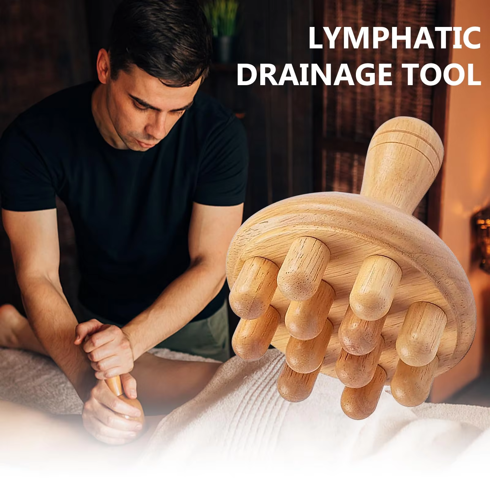 Shiva™ Holz Pilz Massage Tool
