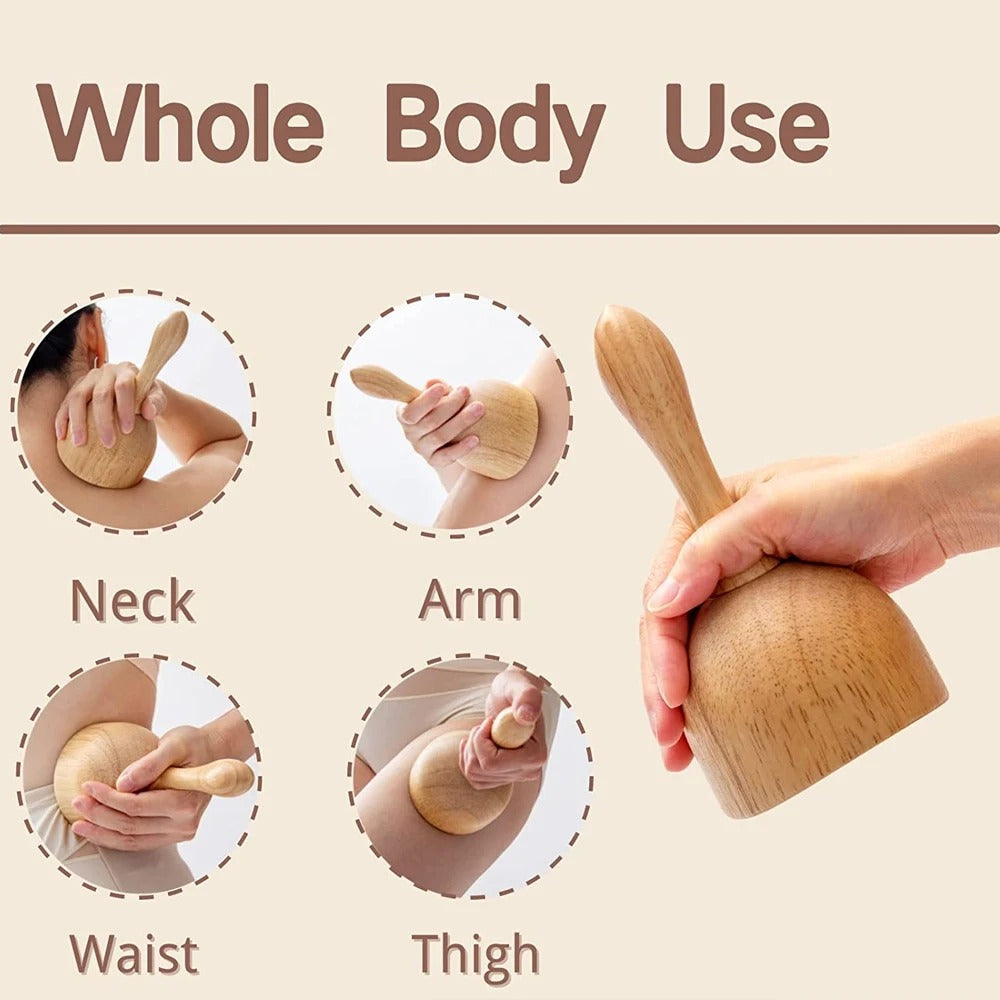 Shiva™ Holz Massage Cup für Körperformung