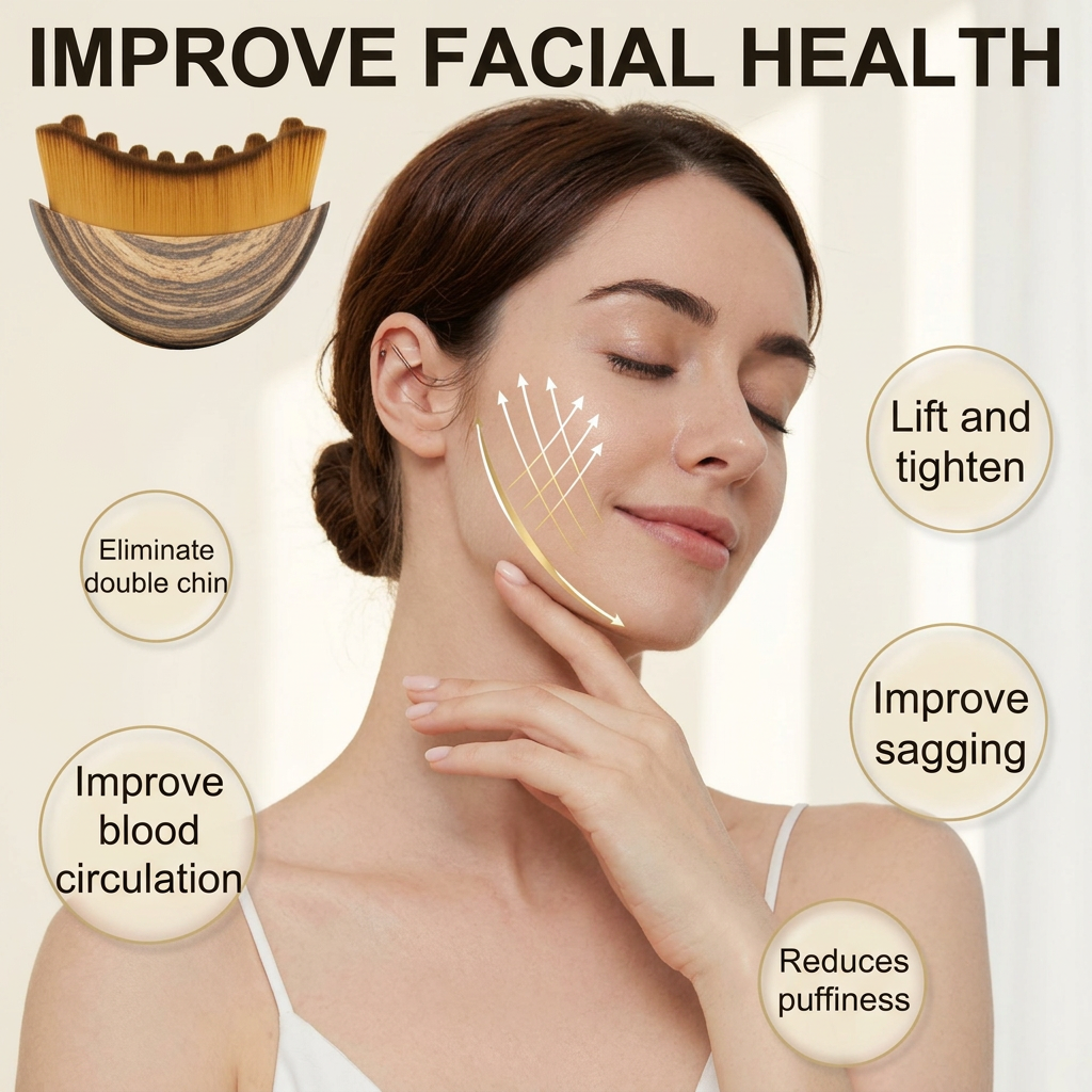 Shiva™ Lymphatic Facial Brush & Eye Massage Stick Set
